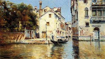 安東尼奧 雷納 Venetian Canal Scenes